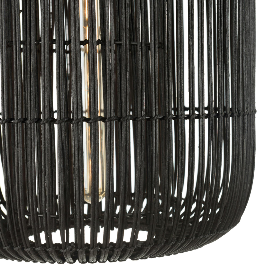 Suspension en rotin allongée 35cm FOLELLI
