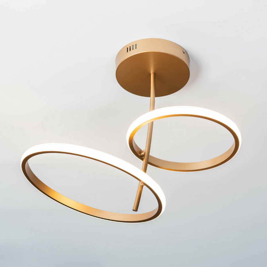 Plafonnier LED double anneau - BELLAGIO