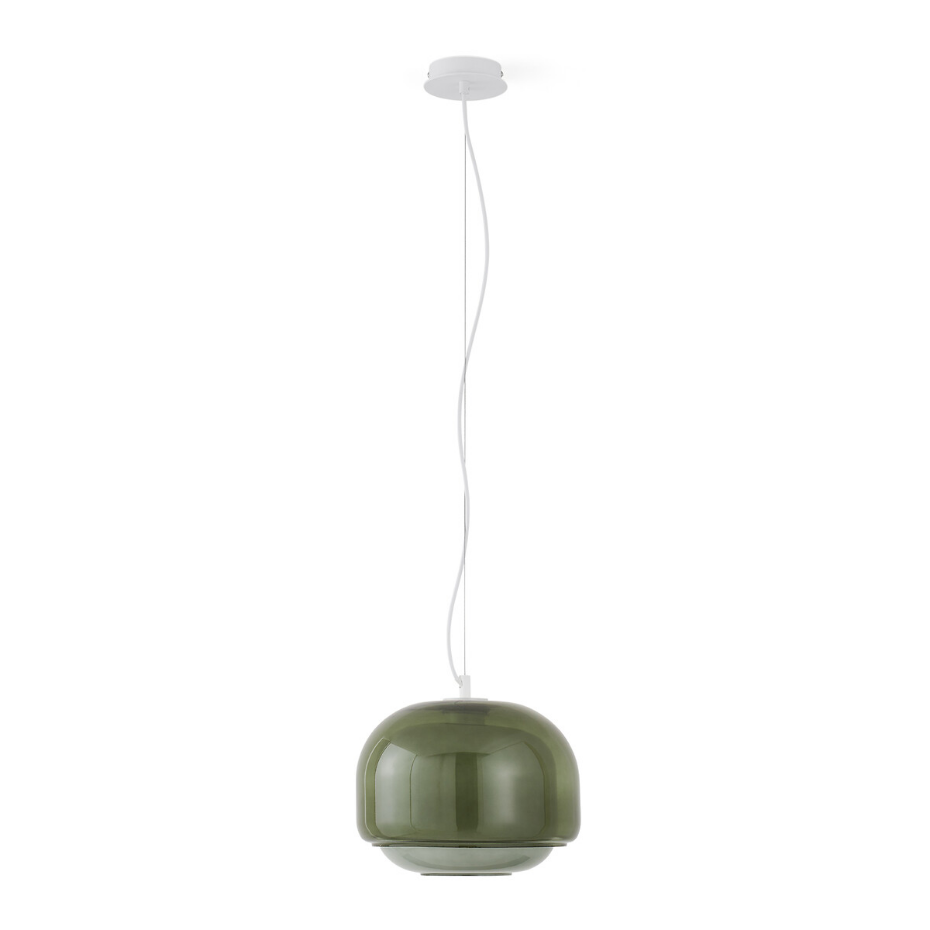 Suspension en verre coloré Ø30,5 cm, KINOKO