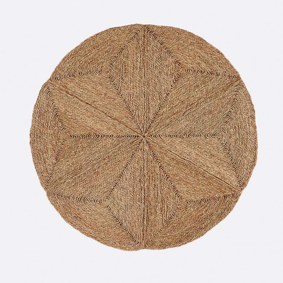 Tapis rond en herbier pliable, Dimao