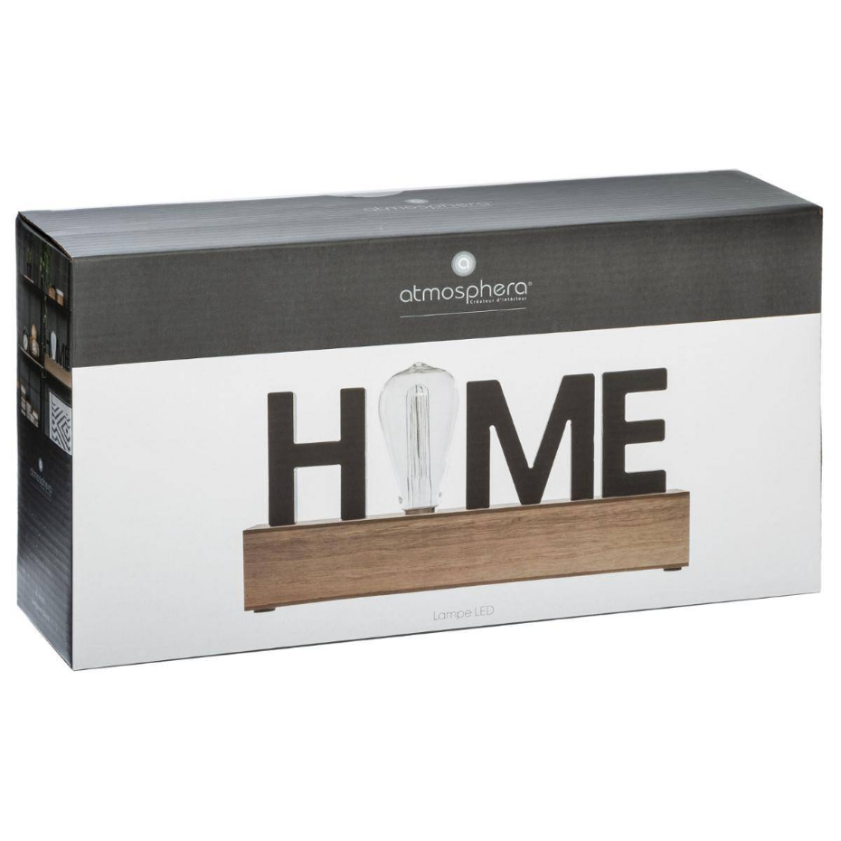 Décoration lumineuse ampoule rétro HOME