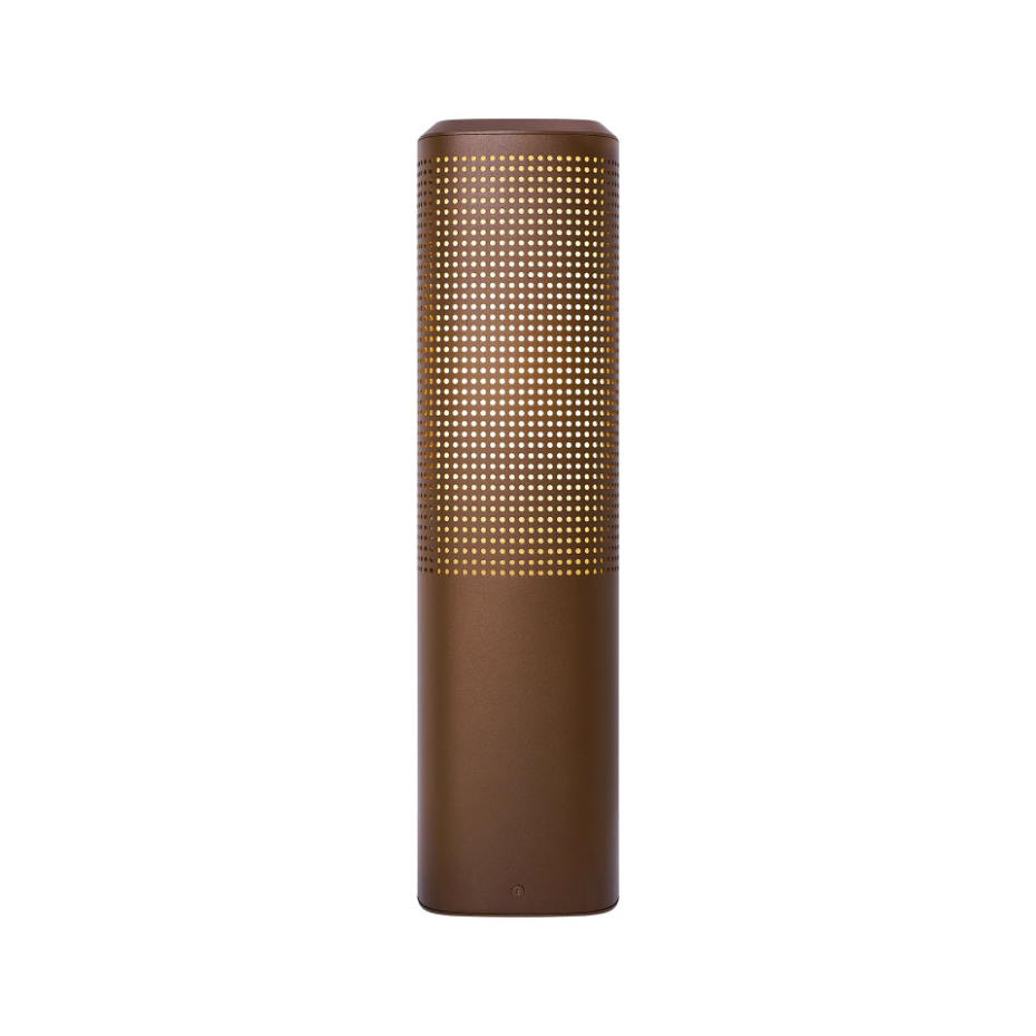 Potelet Sidara 45  Aluminium Seaside noir ,  H. 45 - IP54 - E27 /  Nordlux Extérieur
