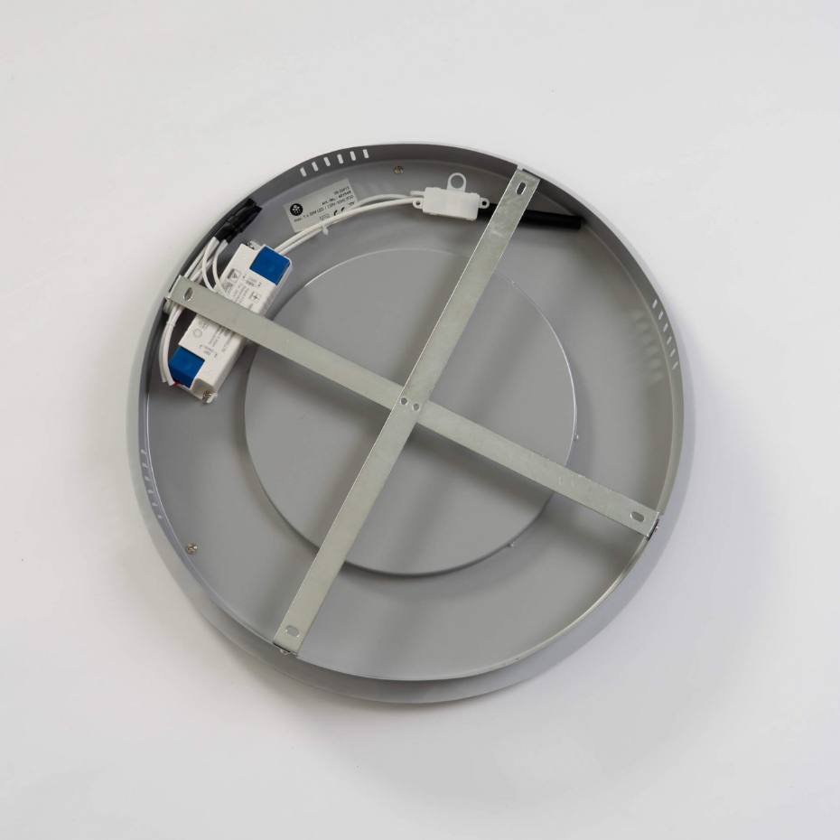 Plafonnier LED rond double cercle - OLAVA