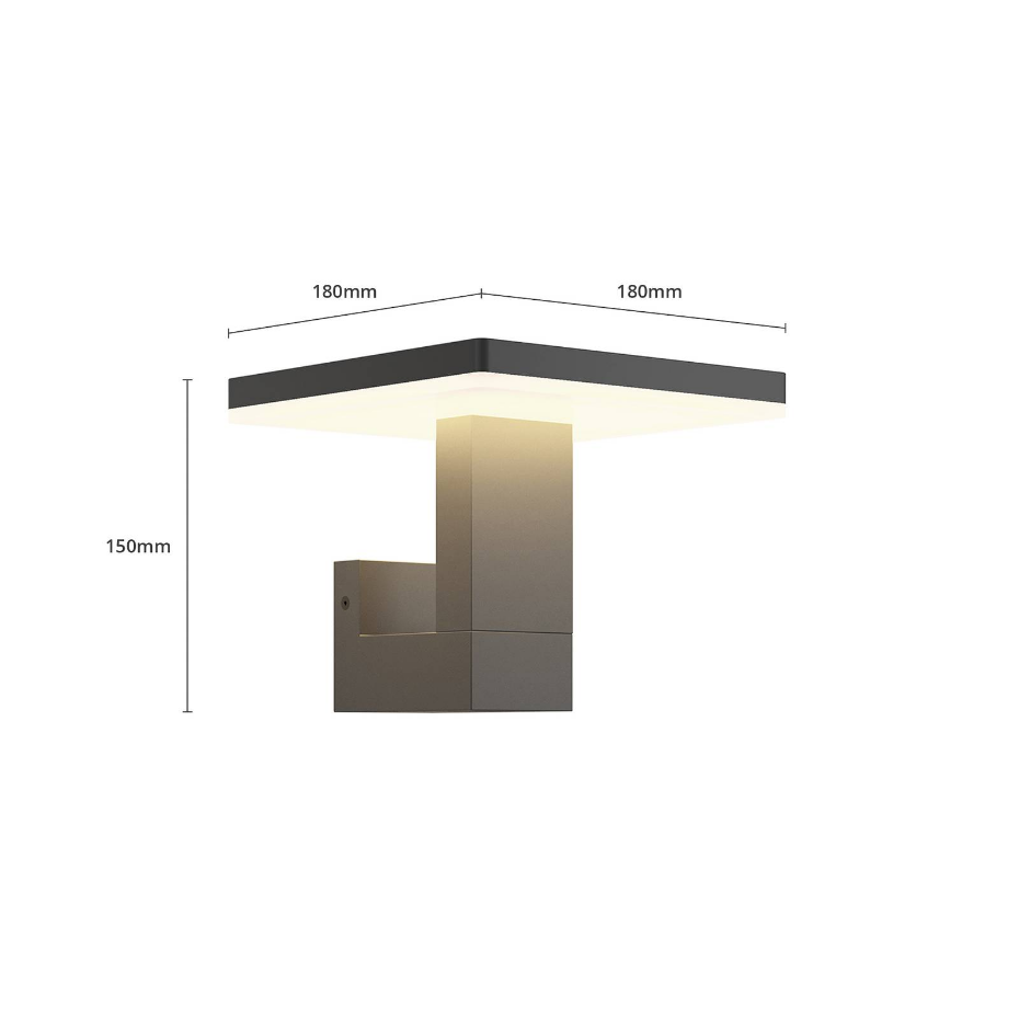 Applique extérieure en aluminium moderneLED