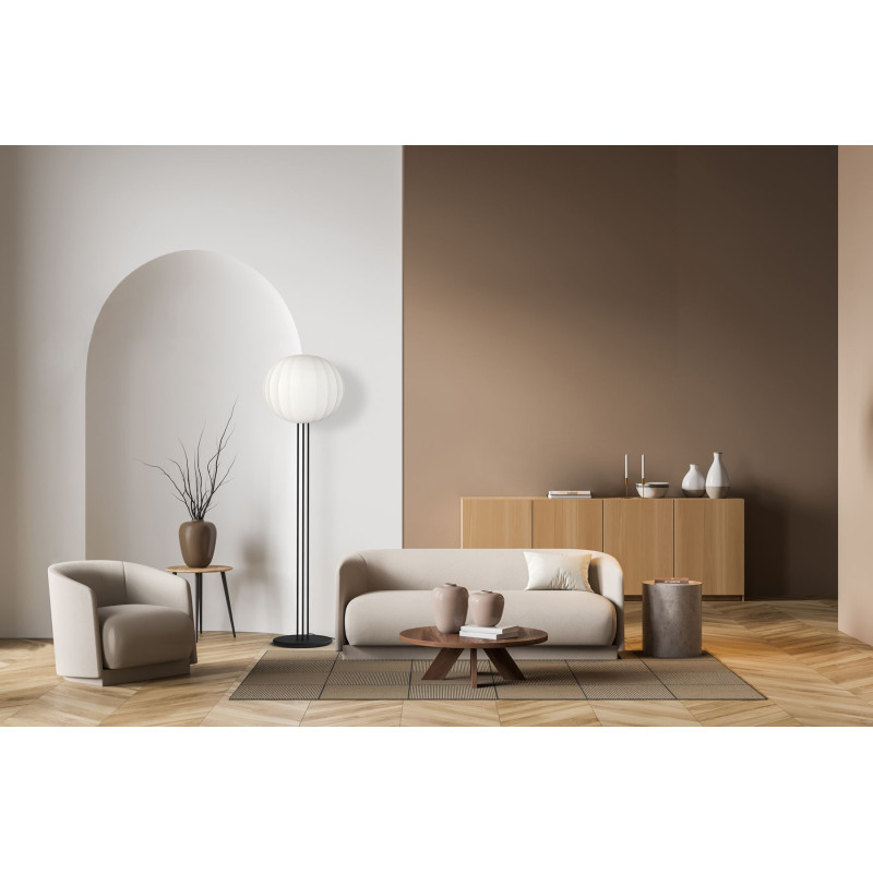 Lampadaire design en métal scandinave, BELOUNE