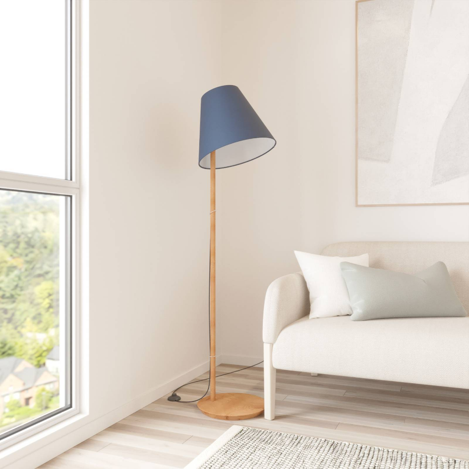 Lampadaire en textile scandinave, Jinda