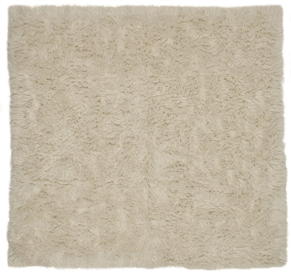 Tapis grec flokati original en laine tissé main - Flokos XXL