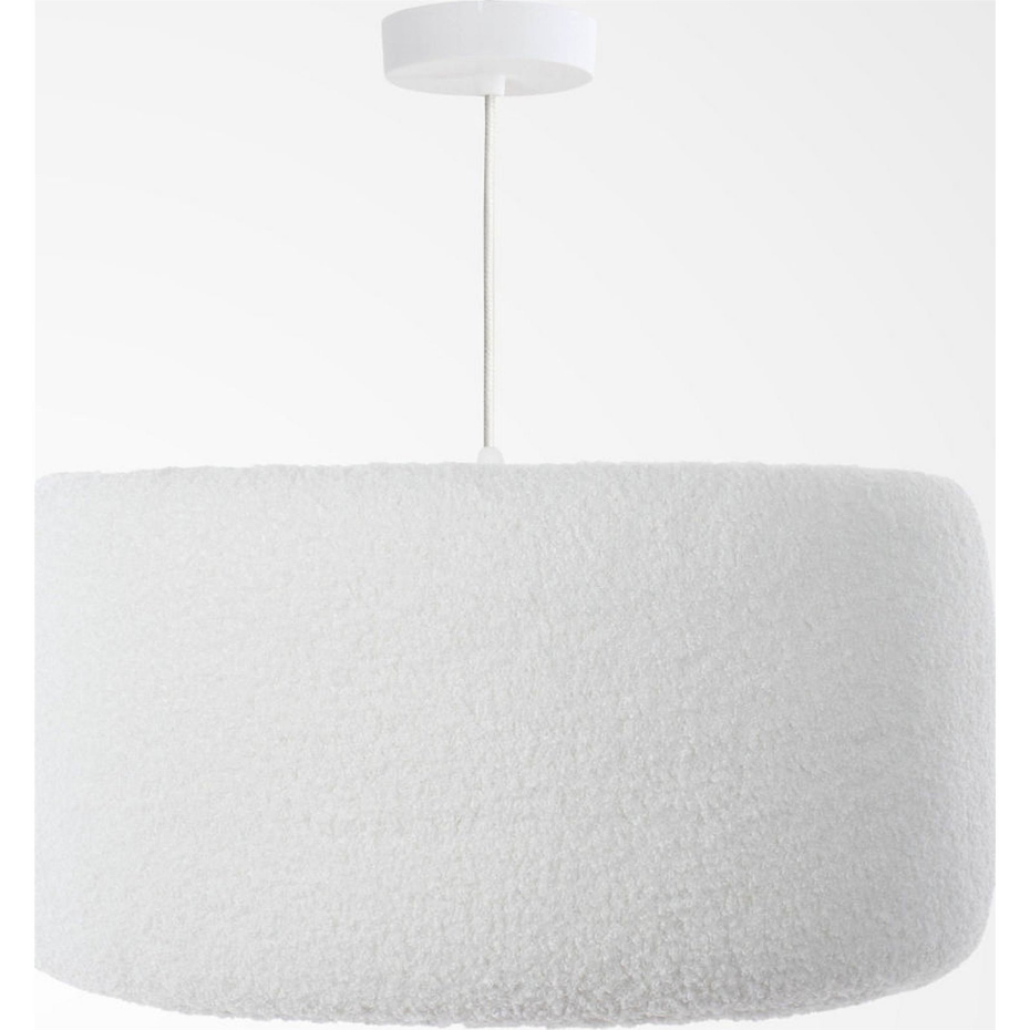 Suspension ronde en tissu peluche chambre enfant Cloud