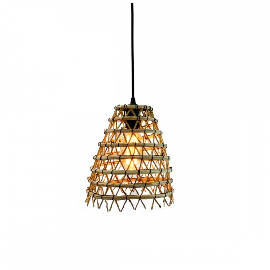 Suspension tressée en fibres de palmier, K20