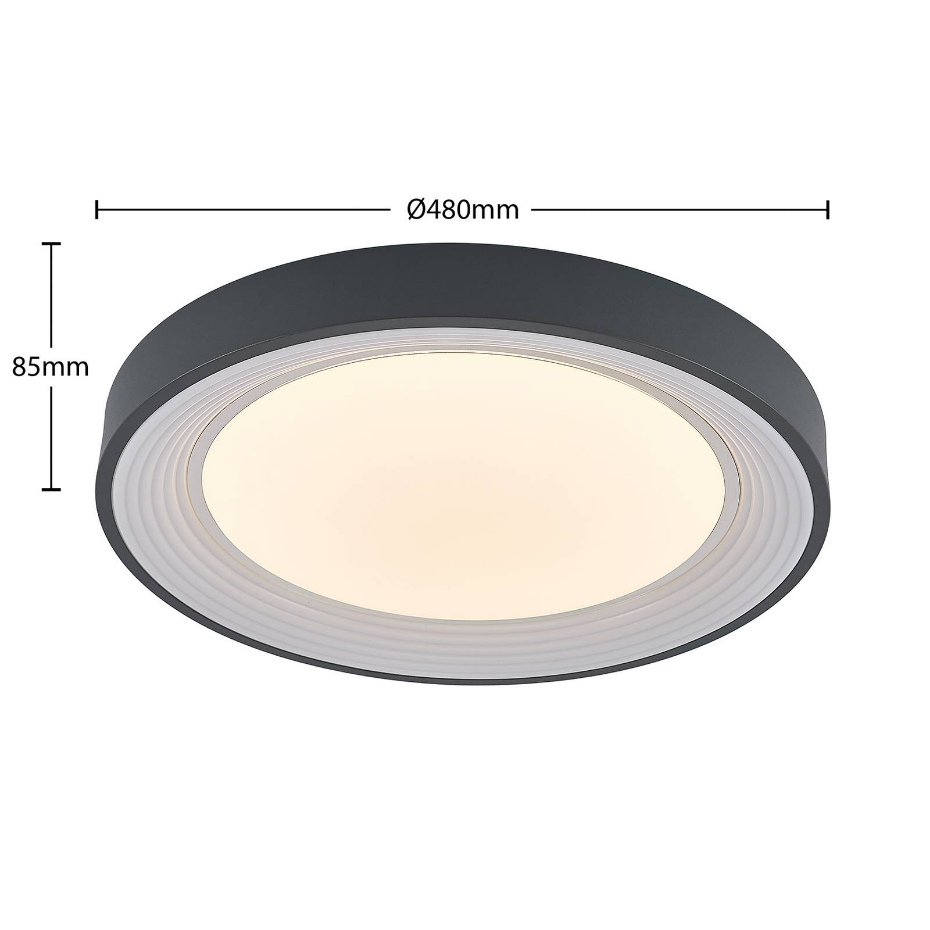 Plafonnier en métal moderneLED, Lindum