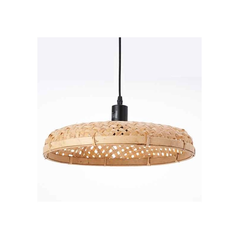 Suspension Suong Rotin Naturel Pm