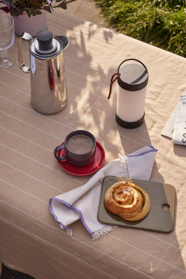 Lampe portable en verre et fer CAMP