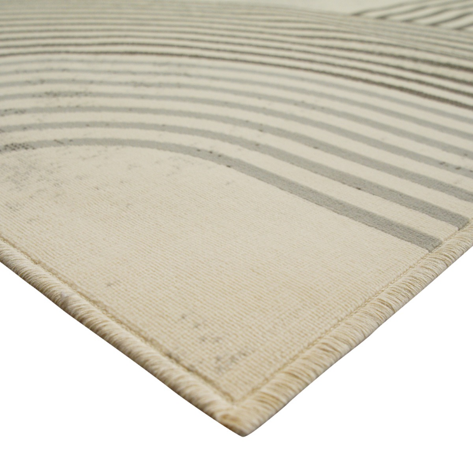 Tapis salon scandinave moderne géométrique HAPPY
