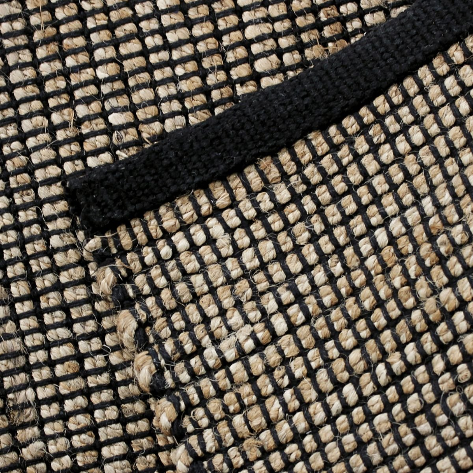 Tapis tissé en jute et coton JUTE COTON