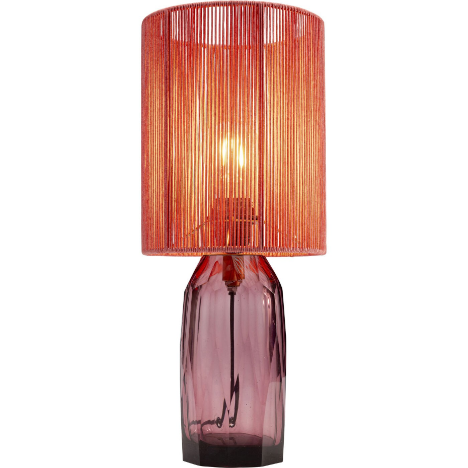 Lampe en verre et viscose, VECCIO