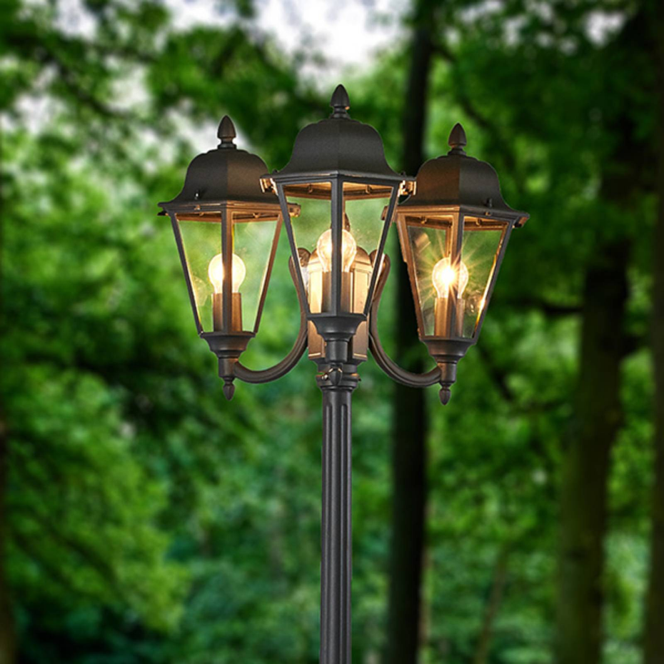 Lampadaire extérieur en aluminium moderne
