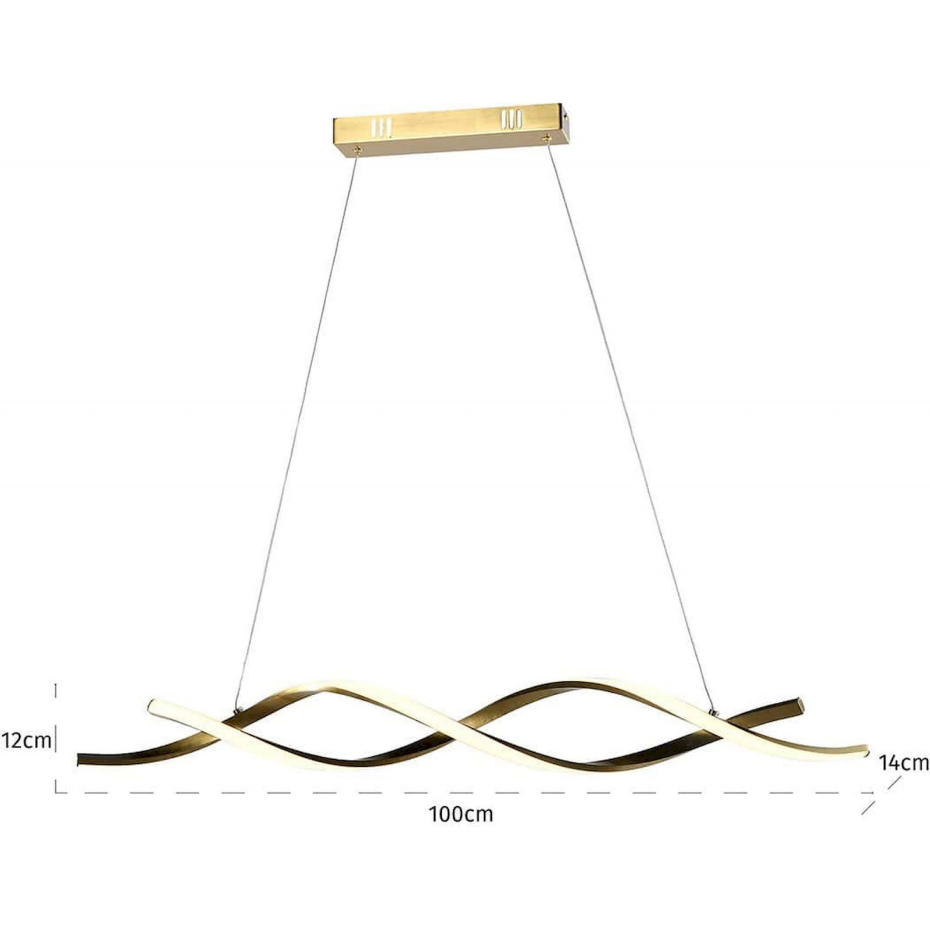 Lustre en aluminium Lorine Richmond Decoration
