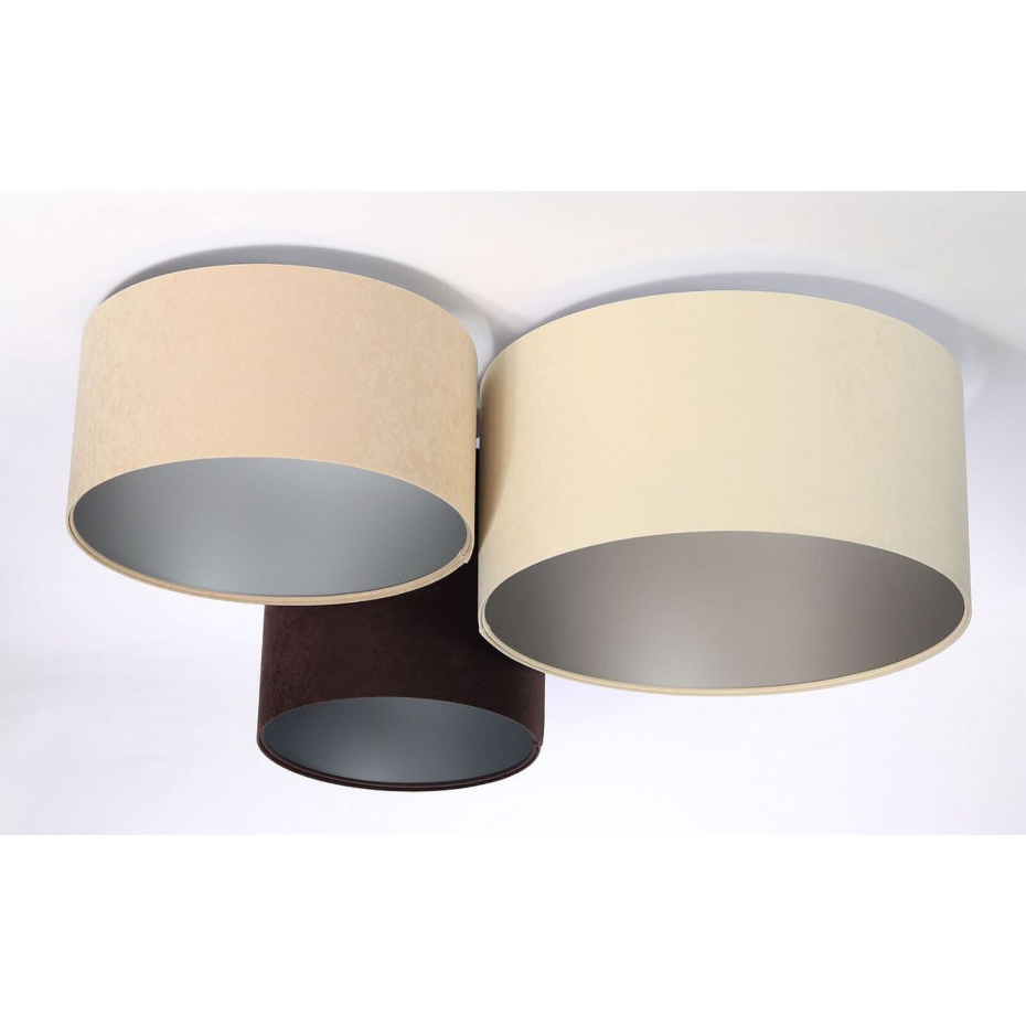 Plafonnier en tissu Trio