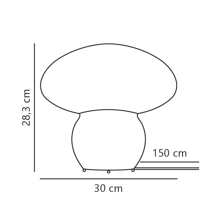 Lampe à poser Rotin ALLIE