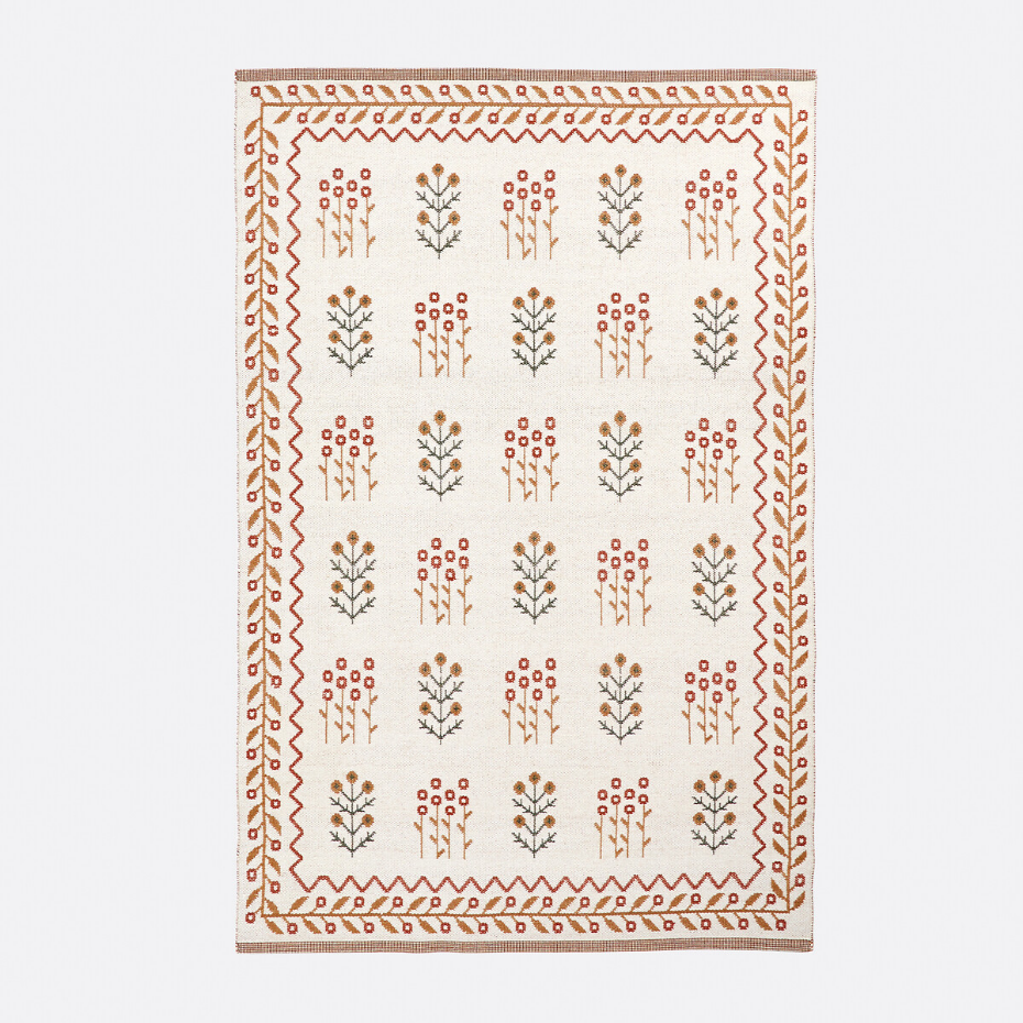 Tapis en laine tissé plat, Justin