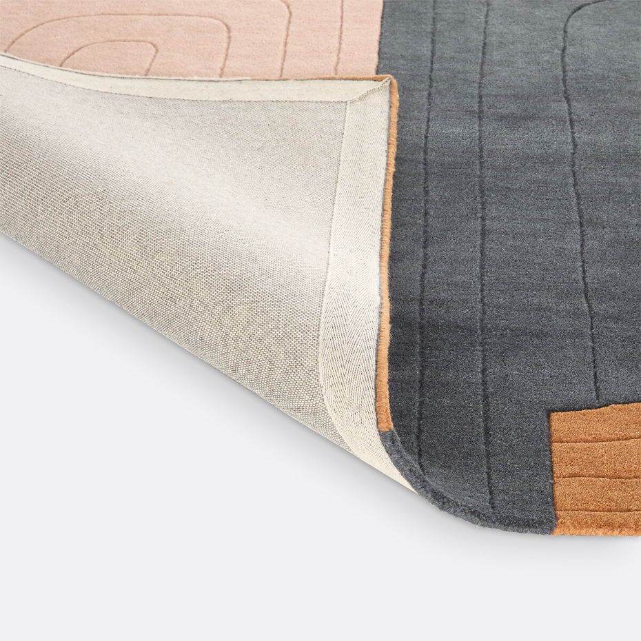 Tapis multicolore, laine, Milano