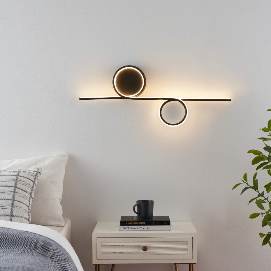 Applique LED design à deux boucles - CELI