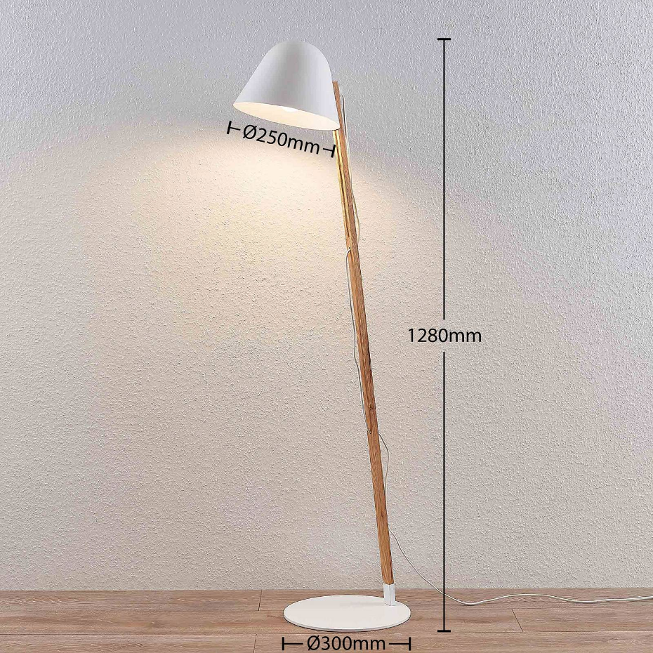 Lampadaire en métal scandinave, Tetja
