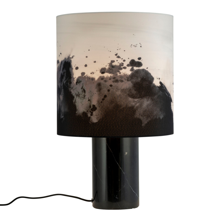 Lampe à poser en Marbre et Tissu MOLLY