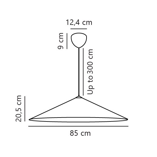 Suspension HILL Tyvek