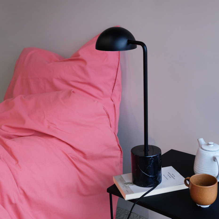 Lampe à poser en Metal et Marbre MARBLE