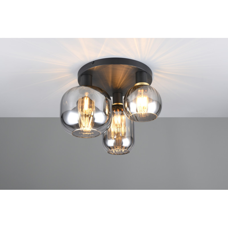 Plafonnier design en verre, D.39 , DIVA