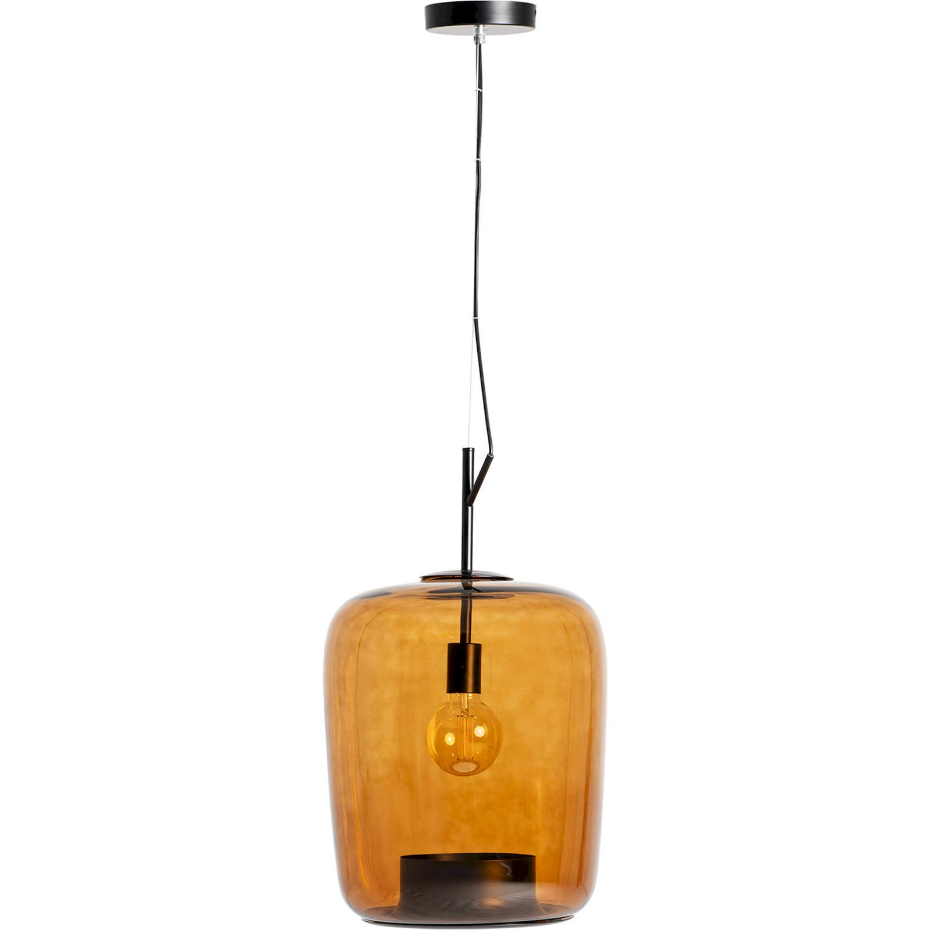 Lustre en cristal suspendu contemporain