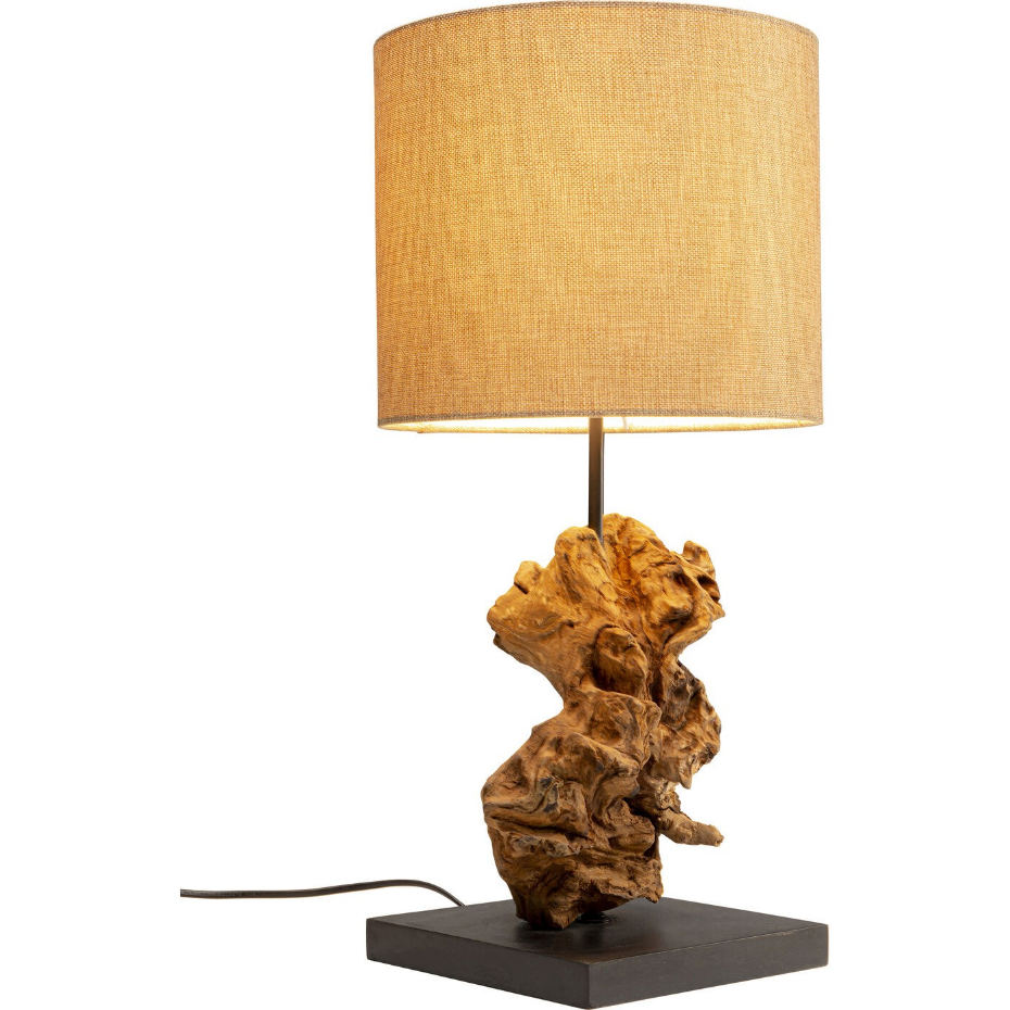 Lampe souche d'arbre