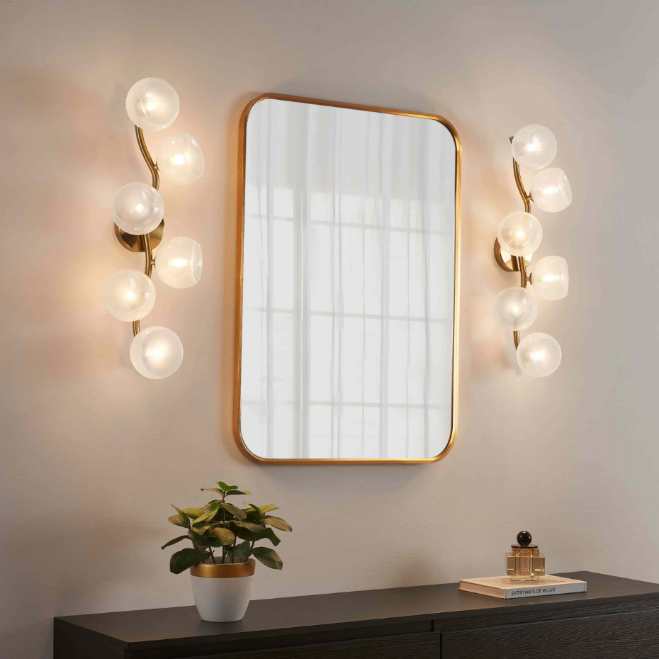 Applique vague chic multi-verre - ISALINA