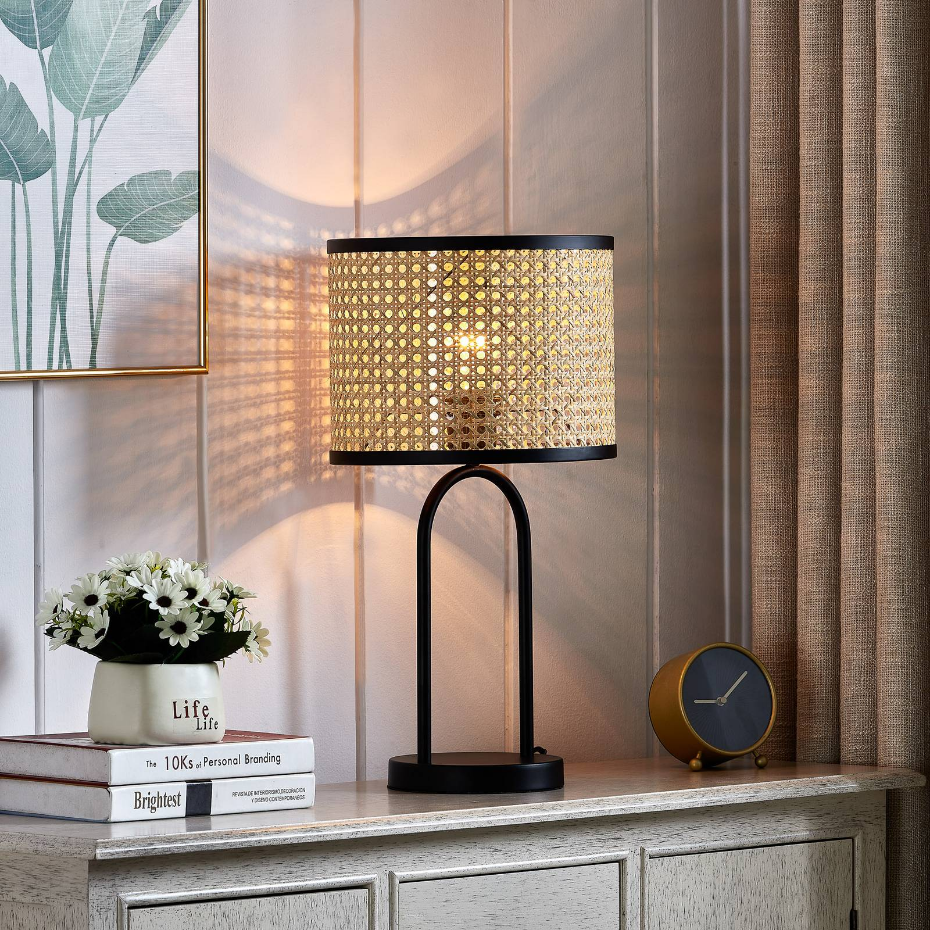 Lampe à poser en bois scandinave, Yaelle
