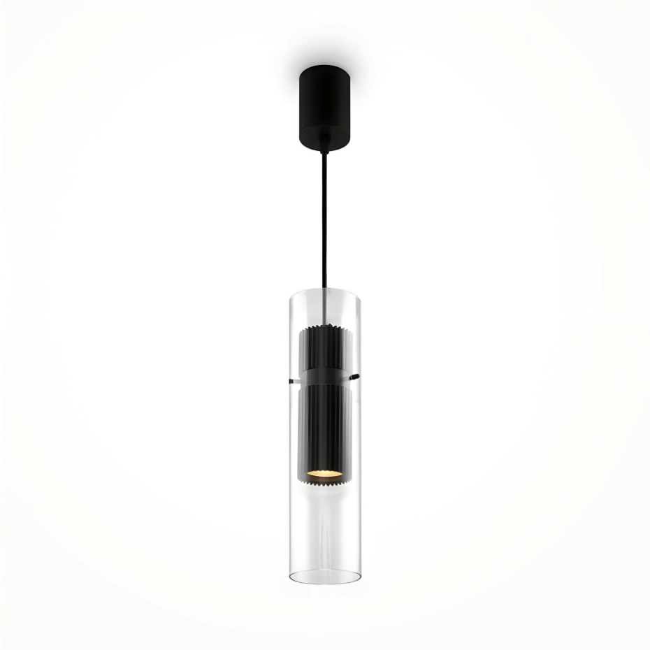 Suspension design cylindre en verre TAVA