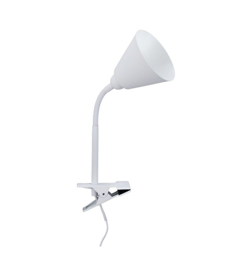 Spot pince flexible vitis métal blanc