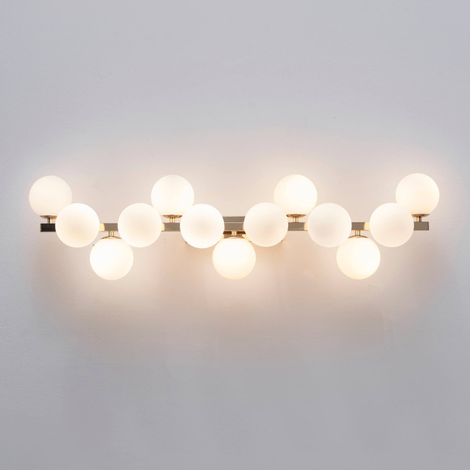 Longue Applique avec 13 Verres – AMBROSIA