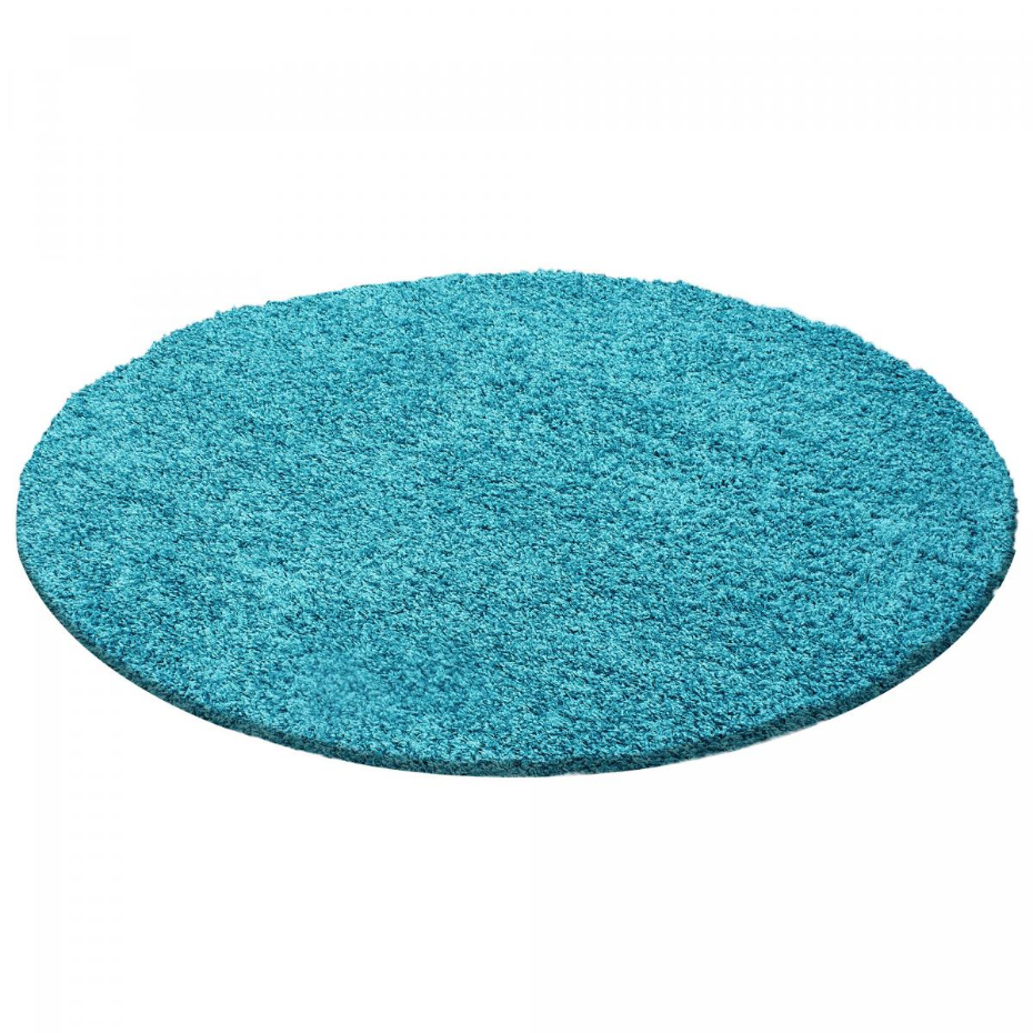 Tapis poils longs shaggy tissé motif uni UNI L