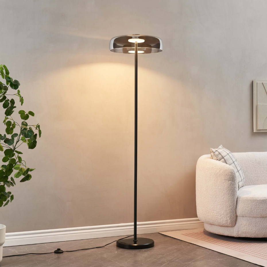 Suspension LED verre disque design - RICCARDO