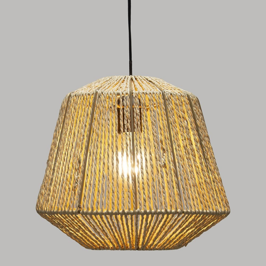 Suspension Corde Etnik Jily Naturel D29
