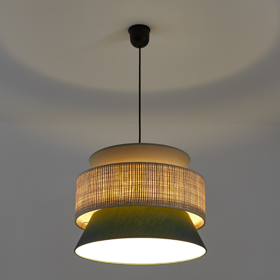 Suspension / Abat-jour double Ø40 cm, Dolkie
