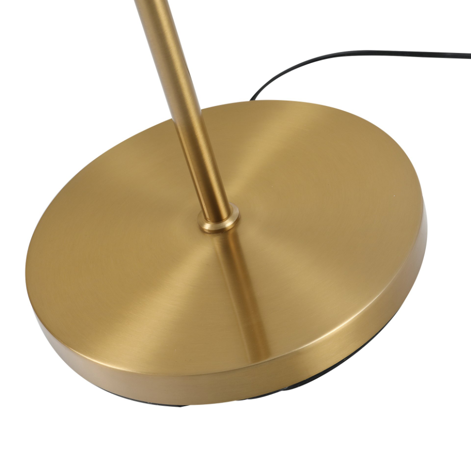 Lampadaire en métal 2 abat-jours