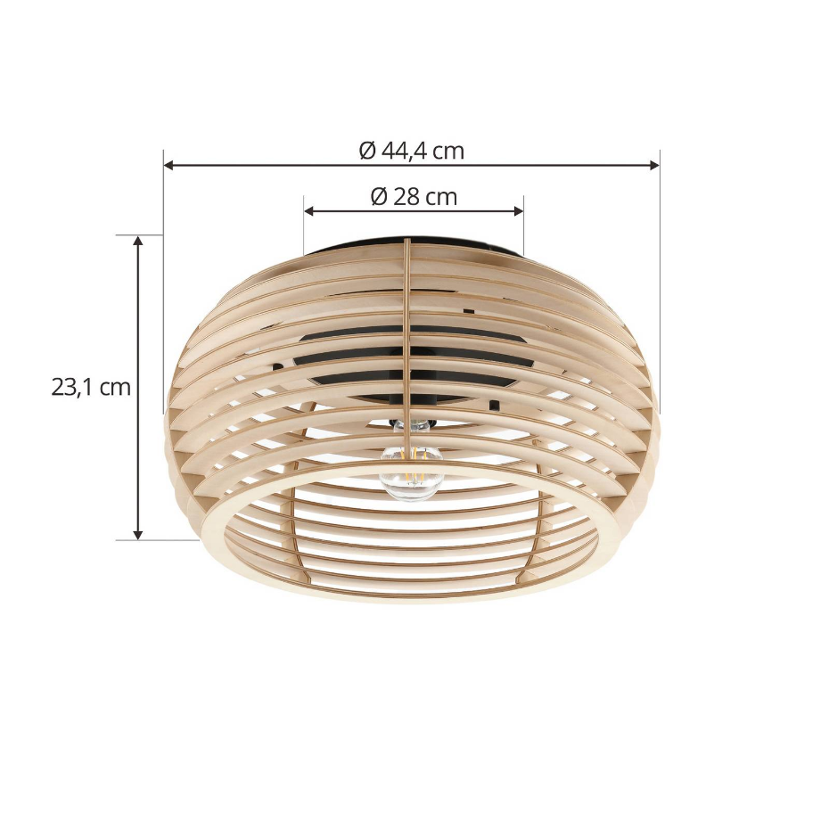 Plafonnier en bois moderne, Ediz