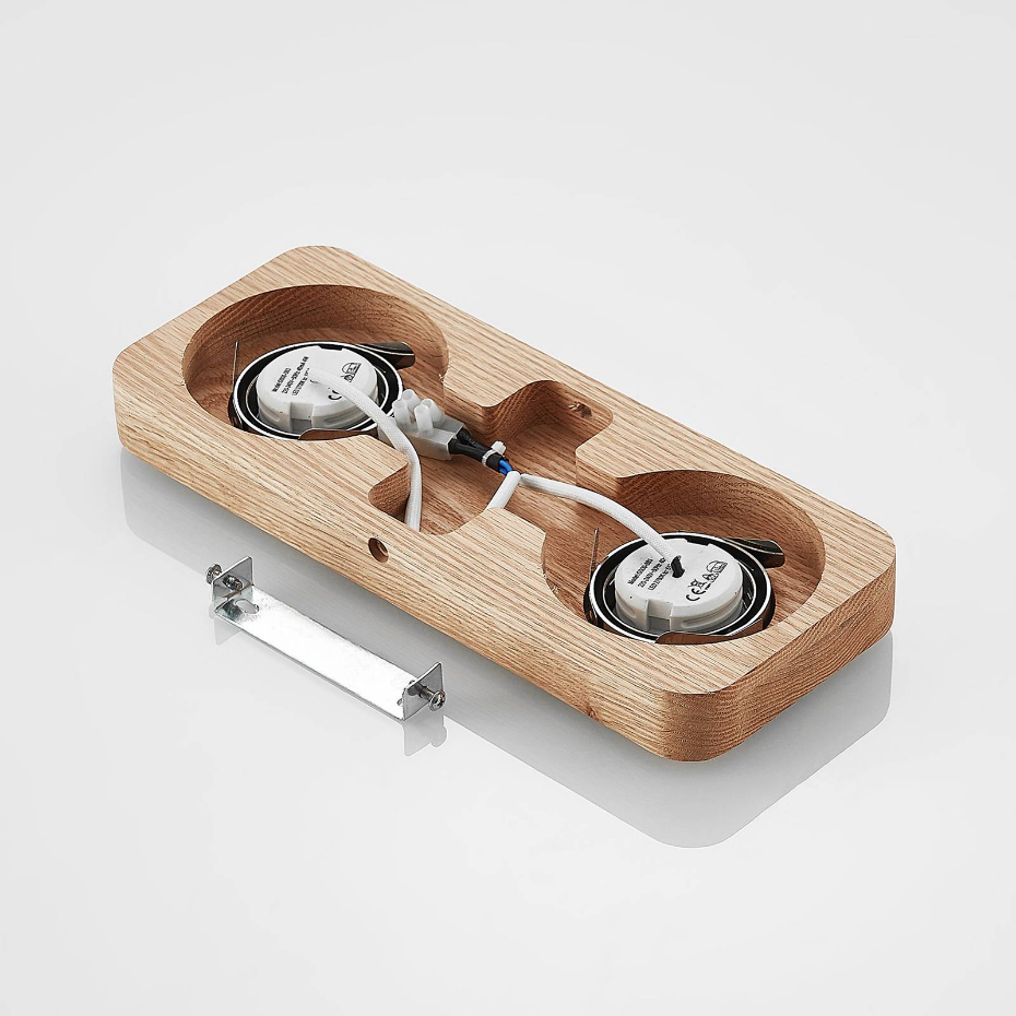 Plafonnier en bois moderneLED, Mikari