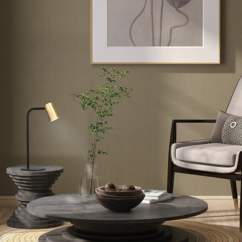 Lampe A Poser Salt Noir Et Or Orientable