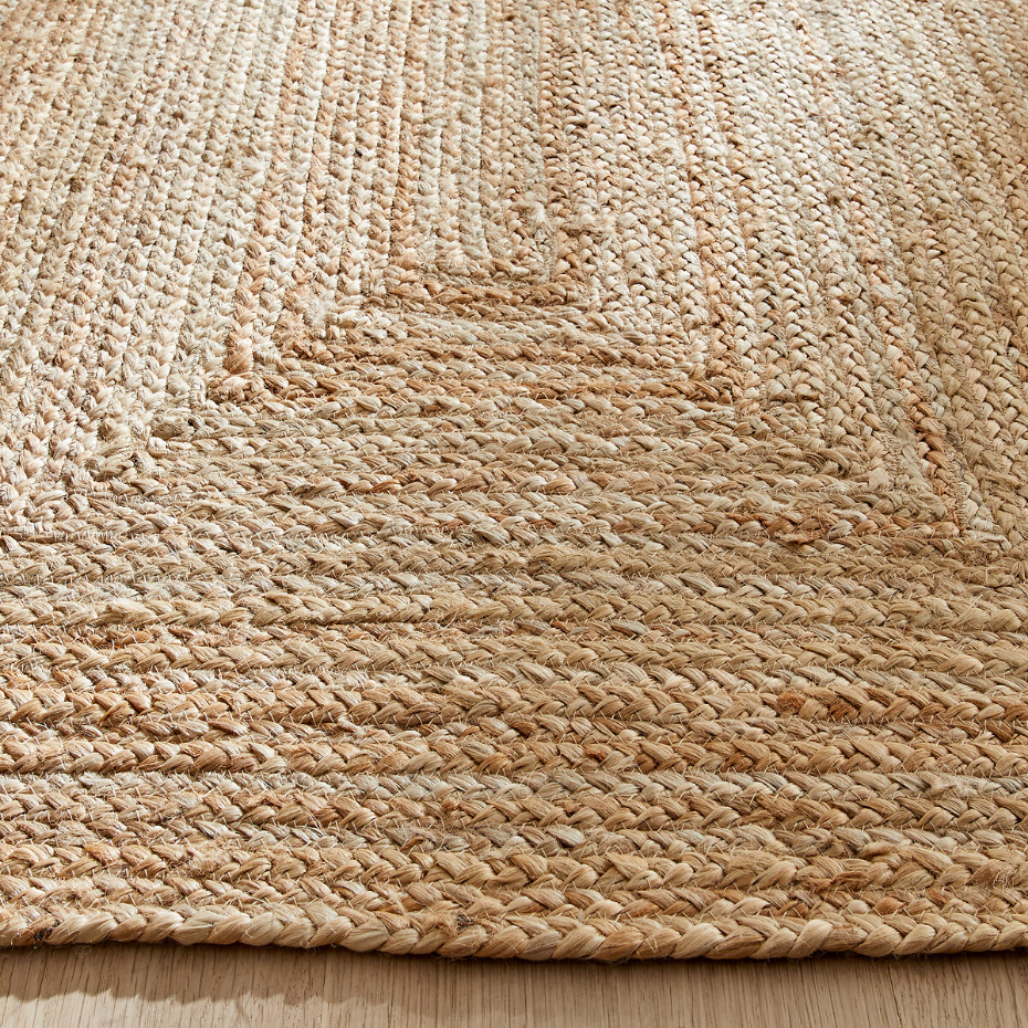 Tapis de couloir en jute, tressé main, Hempy