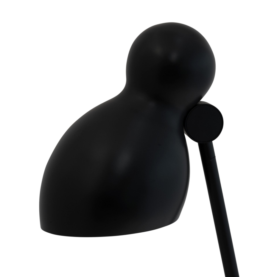 Lampe à poser en métal noir LUDO