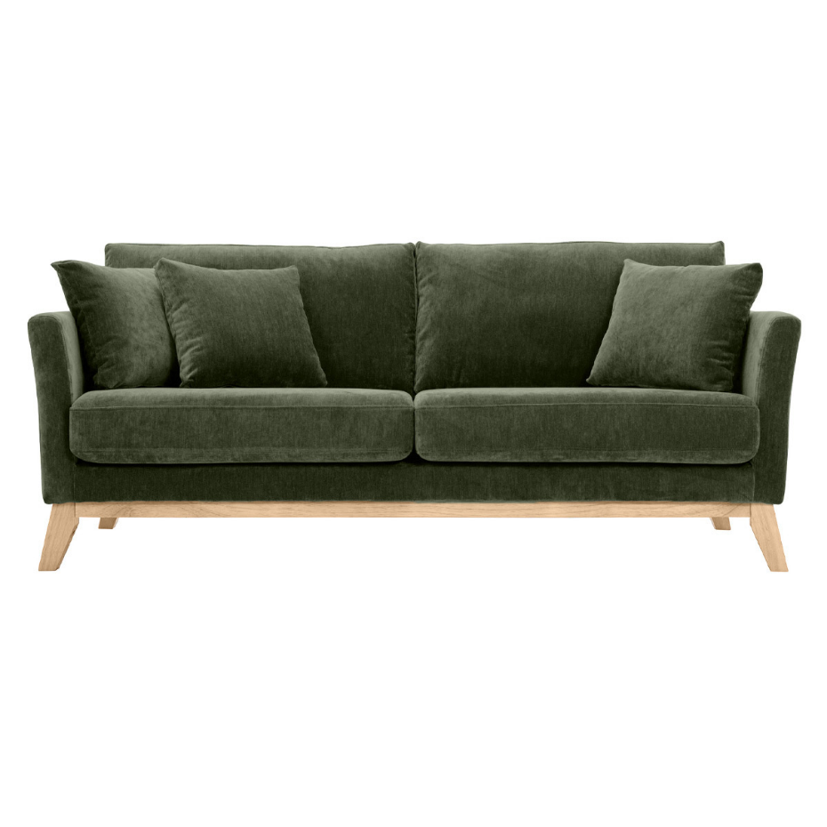 Canapé scandinave déhoussable 3 places OSLO