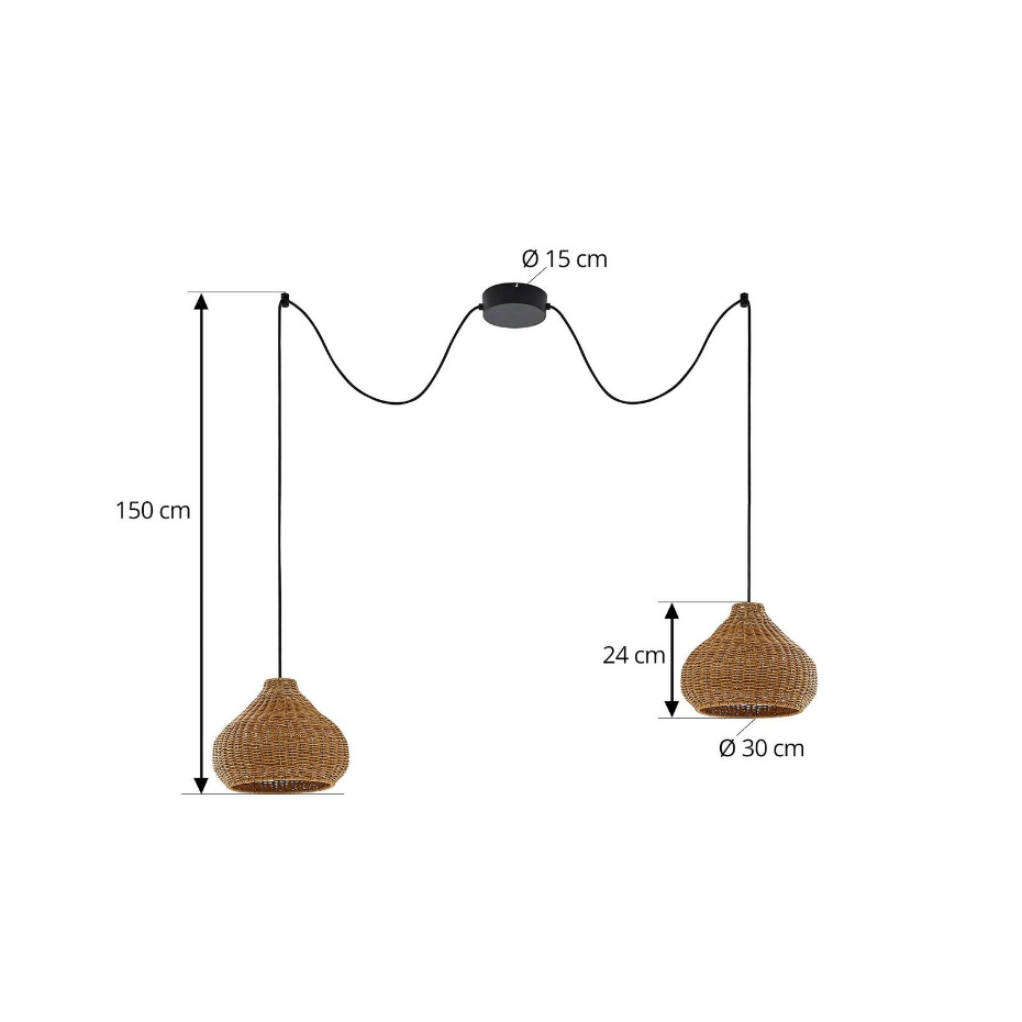 Luminaire extérieur en bois traditionnel